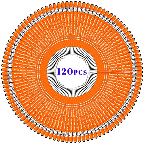 Bis Zu 300 Stück Personalisierbarer Kugelschreiber, Personalisierter Metall Stift mit Stylus, Kugelschreiber mit Namen, Logo, Nachricht Gravur Geschenk für Frauen Männer-120 Stück von BVlleorueoi