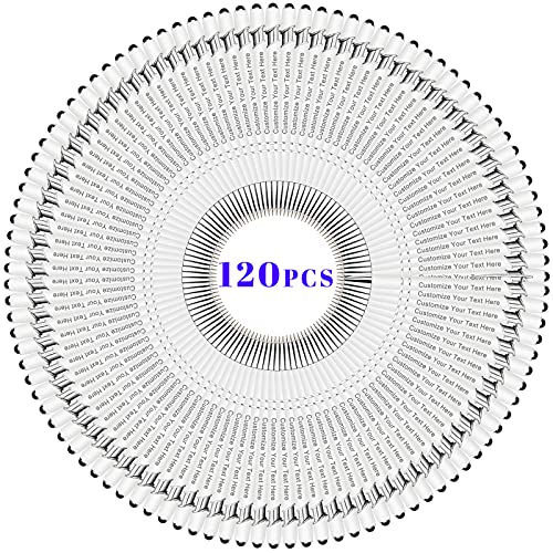 Bis Zu 300 Stück Personalisierbarer Kugelschreiber, Personalisierter Metall Stift mit Stylus, Kugelschreiber mit Namen, Logo, Nachricht Gravur Geschenk für Frauen Männer-120 Stück von BVlleorueoi