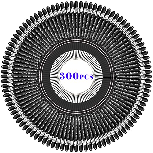 Bis Zu 300 Stück Personalisierbarer Kugelschreiber, Personalisierter Metall Stift mit Stylus, Kugelschreiber mit Namen, Logo, Nachricht Gravur Geschenk für Frauen Männer-300 Stück von BVlleorueoi