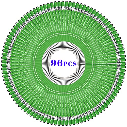Bis Zu 300 Stück Personalisierbarer Kugelschreiber, Personalisierter Metall Stift mit Stylus, Kugelschreiber mit Namen, Logo, Nachricht Gravur Geschenk für Frauen Männer-96 Stück von BVlleorueoi
