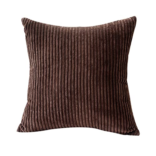 BWANGIAO Cord-Kissenbezug, 45 x 45 cm, quadratisch, dekorative Kissenbezüge, Zubehör für Schule, Büro, Bett, Sofa, Couch, Dekoration, Geschenk BWANGIAO Cord-Kissenbezug, 45 x 45 cm, quadratisch, dekorative Kissenbezüge, Zubehör für Schule, Büro, Bett, Sofa, Couch, Dekoration, Geschenk von BWANGIAO