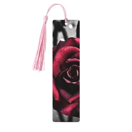Gothic Rosen Lesezeichen Ornament, Holz-Lesezeichen mit Quaste, Lesezeichen für Buchliebhaber, Seitenmarkierungen, Lesegeschenke für Frauen und Männer, handgefertigtes Holz-Lesezeichen-Etikett Gothic Rosen Lesezeichen Ornament, Holz-Lesezeichen mit Quaste, Lesezeichen für Buchliebhaber, Seitenmarkierungen, Lesegeschenke für Frauen und Männer, handgefertigtes Holz-Lesezeichen-Etikett von BWLHJKE