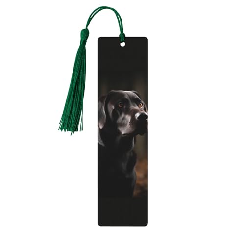 Schwarzer Labrador Lesezeichen Ornament, Holz-Lesezeichen mit Quaste, Lesezeichen für Buchliebhaber, Seitenmarkierungen, Lesegeschenke für Frauen und Männer, handgefertigtes Holz-Lesezeichen-Etikett Schwarzer Labrador Lesezeichen Ornament, Holz-Lesezeichen mit Quaste, Lesezeichen für Buchliebhaber, Seitenmarkierungen, Lesegeschenke für Frauen und Männer, handgefertigtes Holz-Lesezeichen-Etikett von BWLHJKE