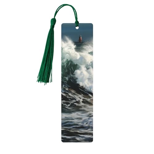 The Sea Waves Lesezeichen Ornament, Holz-Lesezeichen mit Quaste, Lesezeichen für Buchliebhaber, Seitenmarkierungen, Lesegeschenke für Frauen und Männer, handgefertigtes Holz-Lesezeichen-Etikett The Sea Waves Lesezeichen Ornament, Holz-Lesezeichen mit Quaste, Lesezeichen für Buchliebhaber, Seitenmarkierungen, Lesegeschenke für Frauen und Männer, handgefertigtes Holz-Lesezeichen-Etikett von BWLHJKE