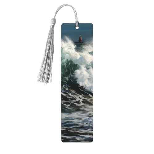 The Sea Waves Lesezeichen Ornament, Holz-Lesezeichen mit Quaste, Lesezeichen für Buchliebhaber, Seitenmarkierungen, Lesegeschenke für Frauen und Männer, handgefertigtes Holz-Lesezeichen-Etikett The Sea Waves Lesezeichen Ornament, Holz-Lesezeichen mit Quaste, Lesezeichen für Buchliebhaber, Seitenmarkierungen, Lesegeschenke für Frauen und Männer, handgefertigtes Holz-Lesezeichen-Etikett von BWLHJKE