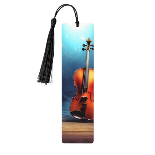 Violine Poster Lesezeichen Ornament, Holz Lesezeichen mit Quaste, Lesezeichen für Buchliebhaber, Seitenmarkierungen, Lesegeschenke für Frauen und Männer, handgefertigtes Holz-Lesezeichen-Etikett Violine Poster Lesezeichen Ornament, Holz Lesezeichen mit Quaste, Lesezeichen für Buchliebhaber, Seitenmarkierungen, Lesegeschenke für Frauen und Männer, handgefertigtes Holz-Lesezeichen-Etikett von BWLHJKE