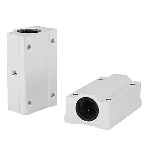 Gleitblocklager, 2-tlg. 12 mm SCS12LUU Aluminium-Linearkugellager-Gleitblock für CNC, Gleiteinheit von BWLZSP