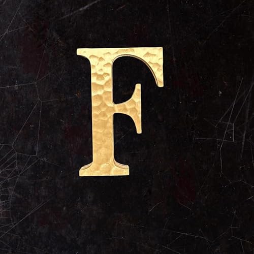 BWRMHME Selbstklebende Buchstaben und Zahlen aus massivem Messing mit malleolarer Stria-Textur, 4,5 cm, antikes Gold, zum Abziehen und Aufkleben, Metall-Alphabet für Tür, Wand, Briefkasten, Schilder von BWRMHME