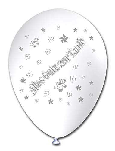 BWS - Verkauf durch luftballonwelt 10 Luftballons Alles Gute zur Taufe, Weiss, ca. 30 cm Durchmesser BWS - Verkauf durch luftballonwelt 10 Luftballons Alles Gute zur Taufe, Weiss, ca. 30 cm Durchmesser von BWS - Verkauf durch luftballonwelt