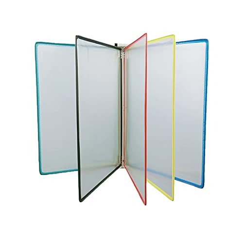 An der Wand montiertes Referenzsystem, 5 doppelseitige Paneele, an der Wand montierter Aktenhalter, A4-Ordner-Poster-Flipbook-Display, transparenter Seitendisplayständer aus PVC + Metall, L23 * H33 cm An der Wand montiertes Referenzsystem, 5 doppelseitige Paneele, an der Wand montierter Aktenhalter, A4-Ordner-Poster-Flipbook-Display, transparenter Seitendisplayständer aus PVC + Metall, L23 * H33 cm von BWUHDKS