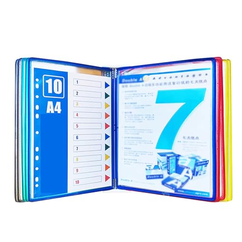 An der Wand montiertes Referenzsystem, An der Wand montiertes Referenzsystem, 10 Anzeigetaschen, langlebiges, platzsparendes Desktop-Referenzregal, Regal for Menüdateien mit losen Blättern, for Aus An der Wand montiertes Referenzsystem, An der Wand montiertes Referenzsystem, 10 Anzeigetaschen, langlebiges, platzsparendes Desktop-Referenzregal, Regal for Menüdateien mit losen Blättern, for Aus von BWUHDKS