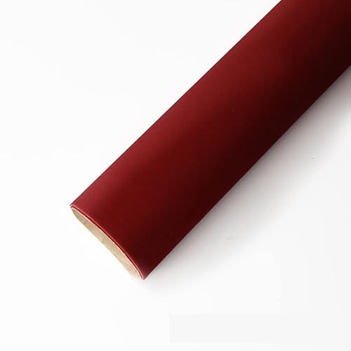 Selbstklebender Flockstoff, 50 cm x 148 cm (19,68 Zoll x 58,26 Zoll), 1,2 mm, mehrfarbig (blau)(Burgundy) von BWUHDKS