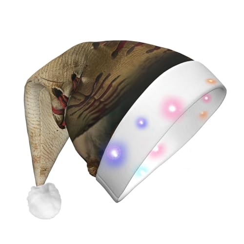 BWWHCCTI Baseball 1 bedruckte LED-Weihnachtsmütze für Erwachsene Männer und Frauen, lustiger Plüsch, beleuchtet, Weihnachtsmannmütze, Urlaubsparty-Hut BWWHCCTI Baseball 1 bedruckte LED-Weihnachtsmütze für Erwachsene Männer und Frauen, lustiger Plüsch, beleuchtet, Weihnachtsmannmütze, Urlaubsparty-Hut von BWWHCCTI