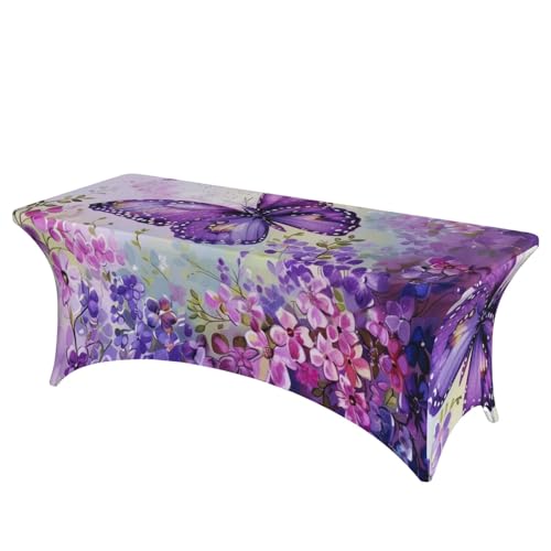 BWWHCCTI Beautiful Art Tischdecke mit Schmetterlingsdruck, elastische Kanten, waschbare Tischdecke für Hochzeiten, Messen, Partys, Küche, Esszimmer und Bankette BWWHCCTI Beautiful Art Tischdecke mit Schmetterlingsdruck, elastische Kanten, waschbare Tischdecke für Hochzeiten, Messen, Partys, Küche, Esszimmer und Bankette von BWWHCCTI