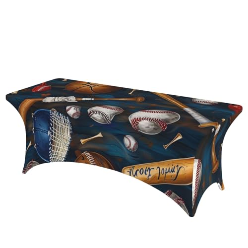 BWWHCCTI Bedruckte Tischdecke mit Baseball-, Basketball-, Fußball- und Hockey-Motiv, elastische Kanten, waschbare Tischdecke für Hochzeiten, Messen, Partys, Küche, Essen und Bankette BWWHCCTI Bedruckte Tischdecke mit Baseball-, Basketball-, Fußball- und Hockey-Motiv, elastische Kanten, waschbare Tischdecke für Hochzeiten, Messen, Partys, Küche, Essen und Bankette von BWWHCCTI