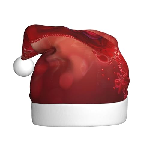 BWWHCCTI Bedruckte Weihnachtsmütze für Erwachsene, Männer, Frauen, lustige Plüsch-Weihnachtsmannmütze, Weihnachten, Urlaub, Partyhut BWWHCCTI Bedruckte Weihnachtsmütze für Erwachsene, Männer, Frauen, lustige Plüsch-Weihnachtsmannmütze, Weihnachten, Urlaub, Partyhut von BWWHCCTI
