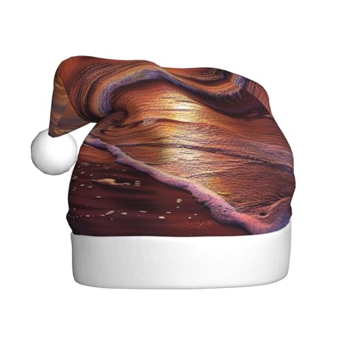BWWHCCTI Bedruckte Weihnachtsmütze für Erwachsene, Männer und Frauen, lustige Plüsch-Weihnachtsmannmütze, Weihnachten, Urlaub, Partyhut BWWHCCTI Bedruckte Weihnachtsmütze für Erwachsene, Männer und Frauen, lustige Plüsch-Weihnachtsmannmütze, Weihnachten, Urlaub, Partyhut von BWWHCCTI