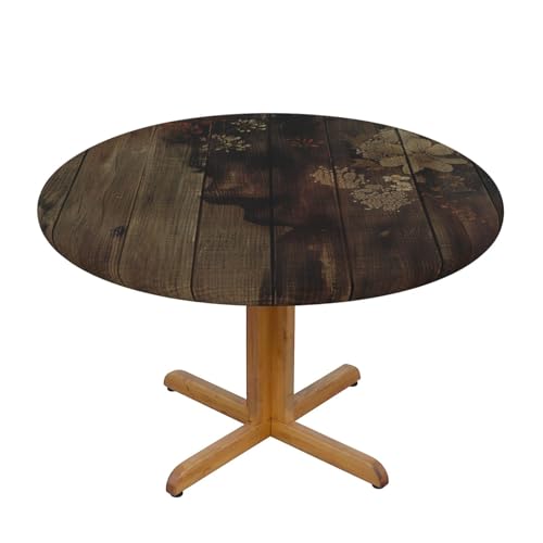 BWWHCCTI Holzbrett und Frauen, kunstbedruckte runde Tischdecke, wasserdicht, elastisch, dekorativ, Esstischabdeckung, Größe M BWWHCCTI Holzbrett und Frauen, kunstbedruckte runde Tischdecke, wasserdicht, elastisch, dekorativ, Esstischabdeckung, Größe M von BWWHCCTI