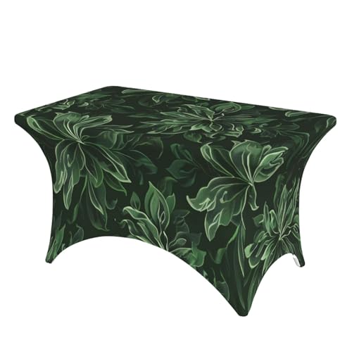 BWWHCCTI Hunter Tischdecke mit Blumenmuster, bedruckt, elastische Kanten, waschbare Tischdecke für Hochzeiten, Messen, Partys, Küche, Essen und Bankette, 122 cm BWWHCCTI Hunter Tischdecke mit Blumenmuster, bedruckt, elastische Kanten, waschbare Tischdecke für Hochzeiten, Messen, Partys, Küche, Essen und Bankette, 122 cm von BWWHCCTI
