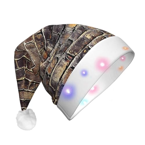 BWWHCCTI Industrielle Ziegelmauer-Hintergrund, bedruckte LED-Weihnachtsmütze für Erwachsene, Männer, Frauen, lustiger Plüsch, beleuchtet, Weihnachtsmannmütze, Urlaubsparty-Hut BWWHCCTI Industrielle Ziegelmauer-Hintergrund, bedruckte LED-Weihnachtsmütze für Erwachsene, Männer, Frauen, lustiger Plüsch, beleuchtet, Weihnachtsmannmütze, Urlaubsparty-Hut von BWWHCCTI