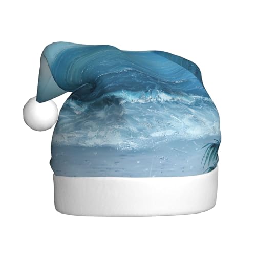 BWWHCCTI The Sea bedruckte Weihnachtsmütze für Erwachsene, Männer und Frauen, lustige Plüsch-Weihnachtsmannmütze, Weihnachten, Urlaub, Partyhut BWWHCCTI The Sea bedruckte Weihnachtsmütze für Erwachsene, Männer und Frauen, lustige Plüsch-Weihnachtsmannmütze, Weihnachten, Urlaub, Partyhut von BWWHCCTI