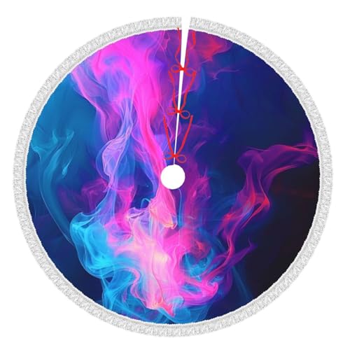Blauer und feuerbedruckter Weihnachtsbaumrock mit Quaste, verdickte Weihnachtsbaummatte, Dekorationen, Röcke für Weihnachten, Urlaub, Party-Dekoration Blauer und feuerbedruckter Weihnachtsbaumrock mit Quaste, verdickte Weihnachtsbaummatte, Dekorationen, Röcke für Weihnachten, Urlaub, Party-Dekoration von BWWHCCTI