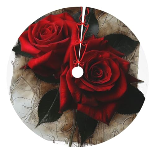 Gothic Rose 1 bedruckter Weihnachtsbaumrock, 121,9 cm, verdickter Weihnachtsbaumschmuck, Röcke für Weihnachten, Urlaub, Party-Dekoration Gothic Rose 1 bedruckter Weihnachtsbaumrock, 121,9 cm, verdickter Weihnachtsbaumschmuck, Röcke für Weihnachten, Urlaub, Party-Dekoration von BWWHCCTI