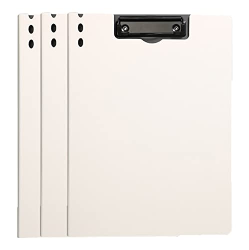 A4 Clipboard Foldover for Document Organizing Students Teacher Coach Plastic Writing Folder for A4 Size Paper Pack of 3 Folder Clipboard for A4 Paper von BXGH