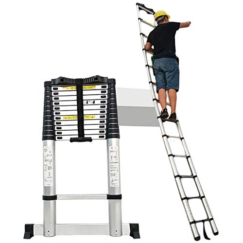 5 m/6 m/7 m/8 m hohe Teleskopleiter mit Stabilisatorstange, Aluminium-Verlängerungsleiter für den täglichen oder Notfallgebrauch im industriellen Haushalt, Belastung 150 kg (Größe: 6,6 m/21,6 Fuß) 5 m/6 m/7 m/8 m hohe Teleskopleiter mit Stabilisatorstange, Aluminium-Verlängerungsleiter für den täglichen oder Notfallgebrauch im industriellen Haushalt, Belastung 150 kg (Größe: 6,6 m/21,6 Fuß) von BXSUKEYOU