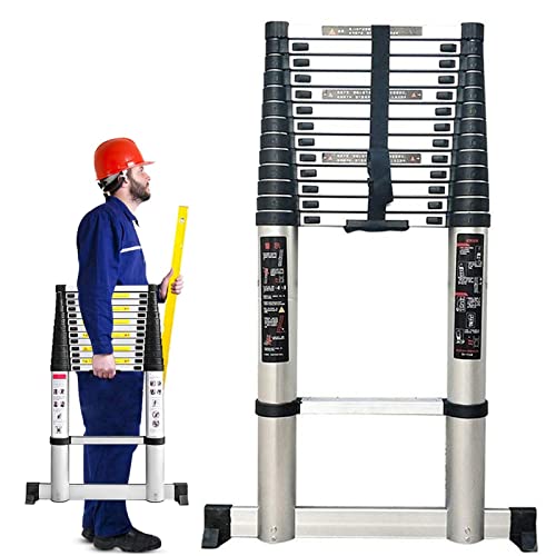 8 m/ 7 m/ 6,2 m/ 5 m/ 4,6 m hohe Teleskopleiter mit Stabilisatorstange, Aluminium-Teleskop-Verlängerungsleiter für Dachdeckergeschäfte, tägliche Haushalte, Wohnmobil-Außenarbeiten (Größe: 6,2 m/20 8 m/ 7 m/ 6,2 m/ 5 m/ 4,6 m hohe Teleskopleiter mit Stabilisatorstange, Aluminium-Teleskop-Verlängerungsleiter für Dachdeckergeschäfte, tägliche Haushalte, Wohnmobil-Außenarbeiten (Größe: 6,2 m/20 von BXSUKEYOU