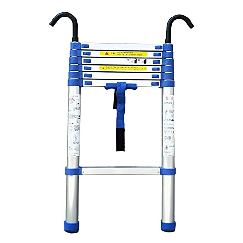 Aluminium-Teleskopleiter, zusammenklappbare Verlängerungsleiter, 8 m/ 7 m/ 6 m/ 5 m/ 4 m/ 3 m/ 2 m/ 1 m hohe Teleskopleitern mit Haken für Arbeiten auf dem Dachboden im Freien (Größe: 7,1 m/23 Fuß) Aluminium-Teleskopleiter, zusammenklappbare Verlängerungsleiter, 8 m/ 7 m/ 6 m/ 5 m/ 4 m/ 3 m/ 2 m/ 1 m hohe Teleskopleitern mit Haken für Arbeiten auf dem Dachboden im Freien (Größe: 7,1 m/23 Fuß) von BXSUKEYOU