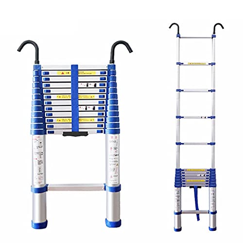 Teleskopleiter aus Aluminium mit Haken, 8 m/7 m/6 m/5 m/4 m/3 m/2 m/1 m hoch It's so Kind of You Teleskopleiter aus Aluminium mit Haken, 8 m/7 m/6 m/5 m/4 m/3 m/2 m/1 m hoch It's so Kind of You von BXSUKEYOU