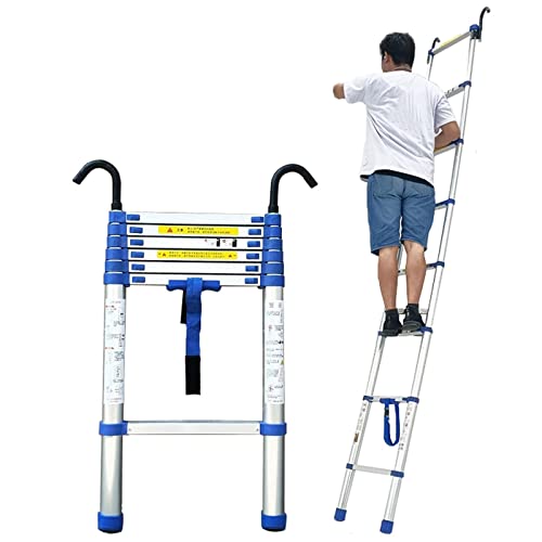 Teleskopleiter aus Aluminium mit abnehmbarem Haken, 8 m/ 7 m/ 6 m/ 5 m/ 4 m/ 3 m hoch It's so Kind of You Teleskopleiter aus Aluminium mit abnehmbarem Haken, 8 m/ 7 m/ 6 m/ 5 m/ 4 m/ 3 m hoch It's so Kind of You von BXSUKEYOU