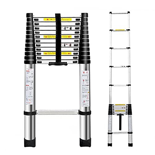 Teleskopleiter für Wohnmobil-Dachzelt 8 m/ 7 m/ 6 m/ 5 m/ 4 m/ 3 m/ 2 m/ 1 m, Aluminium-Verlängerungs-Teleskopleiter für den Innen- und Außenbereich, Belastung 150 kg (Größe: 3 m/9,8 Fuß) It's so kind von BXSUKEYOU