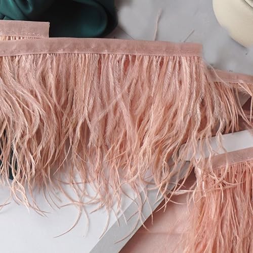 1 m Quaste Strauß Selvage Kleid Rock Zubehör Bühne Kostüm Dekoration Gelb von BXVXWKJXKR
