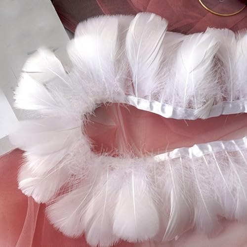 1 m bunte Webkante Gänse-Streifen, DIY, Rock, Schal, Flügel, dekorativ, Rosenrot 1 m bunte Webkante Gänse-Streifen, DIY, Rock, Schal, Flügel, dekorativ, Rosenrot von BXVXWKJXKR