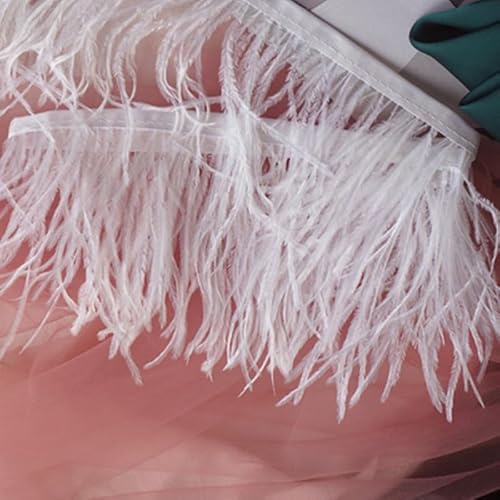 1 m bunter Strauß umwickelter Rand, handgefertigt, Rock-Manschette, Dekoration, Kleid, Stoff mit rotem Stoff von BXVXWKJXKR