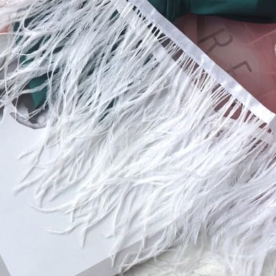 1 m bunter Strauß umwickelter Rand, handgefertigt, Rock-Manschette, Dekoration, Kleid, Stoff mit rotem Stoff von BXVXWKJXKR