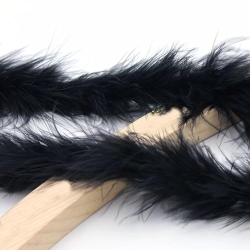 2 Meter DIY Performance Kleidung Zubehör Plüsch Streifen Kopfschmuck Kleidung Dekoration Streifen Gelb von BXVXWKJXKR