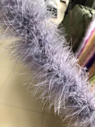 Bunte DIY-Streifen, bunte Plüsch-Wollstreifen, dekoratives Bekleidungszubehör, 1 Stück, 2 m, Weiß Bunte DIY-Streifen, bunte Plüsch-Wollstreifen, dekoratives Bekleidungszubehör, 1 Stück, 2 m, Weiß von BXVXWKJXKR