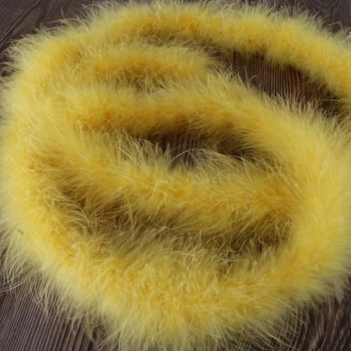 Bunte DIY-Streifen, bunte Plüsch-Wollstreifen, dekoratives Bekleidungszubehör, 1 Stück, 2 m, Weiß Bunte DIY-Streifen, bunte Plüsch-Wollstreifen, dekoratives Bekleidungszubehör, 1 Stück, 2 m, Weiß von BXVXWKJXKR