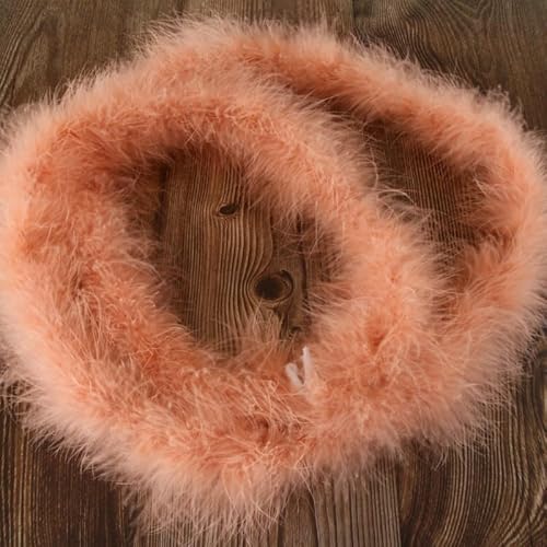 Bunte DIY-Streifen, bunte Plüsch-Wollstreifen, dekoratives Bekleidungszubehör, 1 Stück, 2 m, Weiß Bunte DIY-Streifen, bunte Plüsch-Wollstreifen, dekoratives Bekleidungszubehör, 1 Stück, 2 m, Weiß von BXVXWKJXKR