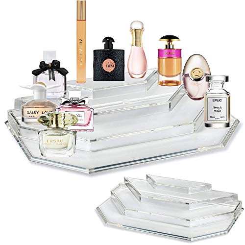 byAlegory Acryl Parfüm & Duftöle Organizer & Vanity Display | 4 Ebenen zur Aufbewahrung von Beauty-Parfums von BY ALEGORY
