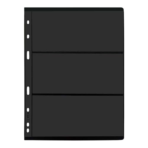 Briefmarkenalbum Einsteckbuch, Briefmarkenalbumseiten, 9 Löcher, Packung mit 5 oder 10 Blättern, 21,5 x 28 cm(9 Holes 3 Rows,21.5x28cmx10 pcs) von BYALORTEX