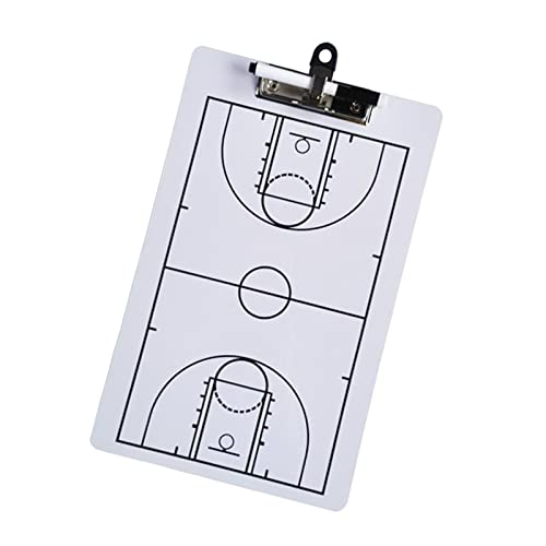 Coaches Klemmbrett Kit, Basketball Coaches Klemmbrett doppelseitig mit Marker Full und Half Court tragbar Coaches Klemmbrett Kit, Basketball Coaches Klemmbrett doppelseitig mit Marker Full und Half Court tragbar von BYALORTEX