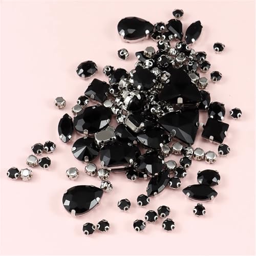 Crystal Flat Back Strasssteine, Strasssteine mit flacher Rückseite, reflektierende Diamanten, Bastelbedarf, 130 Stück, for Aufnähen, Kristallsteine für Hochzeitskleider, Schuhe, Taschen, DIY-Besat Crystal Flat Back Strasssteine, Strasssteine mit flacher Rückseite, reflektierende Diamanten, Bastelbedarf, 130 Stück, for Aufnähen, Kristallsteine für Hochzeitskleider, Schuhe, Taschen, DIY-Besat von BYALORTEX
