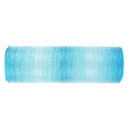 Deko-Mesh-Band, Mesh Garn Rolle Band Weihnachtsdekorationen Polyester Multicolor 36Yds x 10,24 Zoll(Color-i) von BYALORTEX