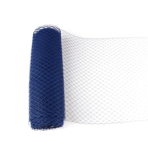 Deko-Mesh-Band, Netzgarnrolle 25cm und 45cm Breite Multicolor 1 Meter(Blue,1METER-45CM) von BYALORTEX
