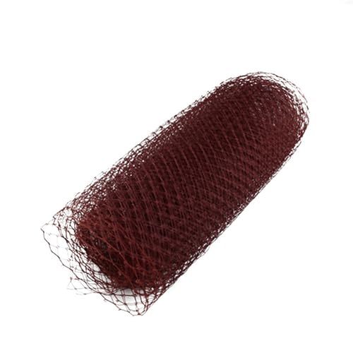 Deko-Mesh-Band, Netzgarnrolle 25cm und 45cm Breite Multicolor 1 Meter(Brown,1METER-45CM) von BYALORTEX