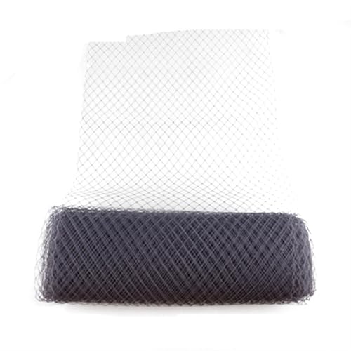 Deko-Mesh-Band, Netzgarnrolle 25cm und 45cm Breite Multicolor 1 Meter(Grey,1METER-45CM) von BYALORTEX